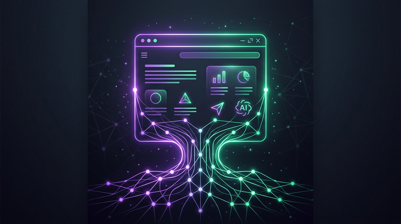 AI Website Help — illustration